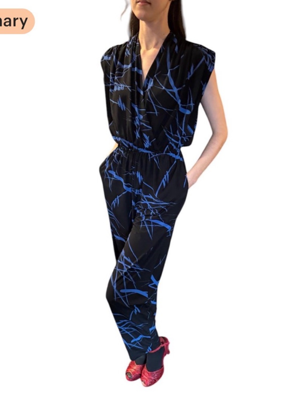 Vintage Canadian Designer jumpsuit by Barbara Semrick